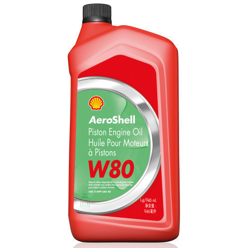 AeroShell W80 - 1 US Quart Bottle or box of 6